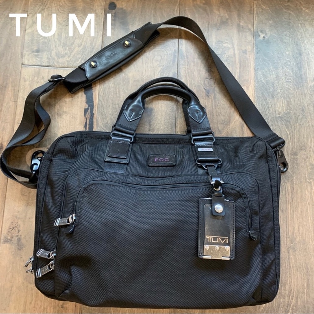 Tumi Alpha Bravo Yuma Slim Briefcase